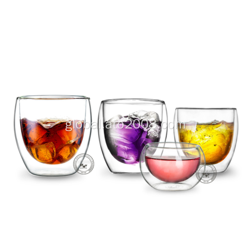 coffee glassware High quickly borosilicate double wall glass Supplier